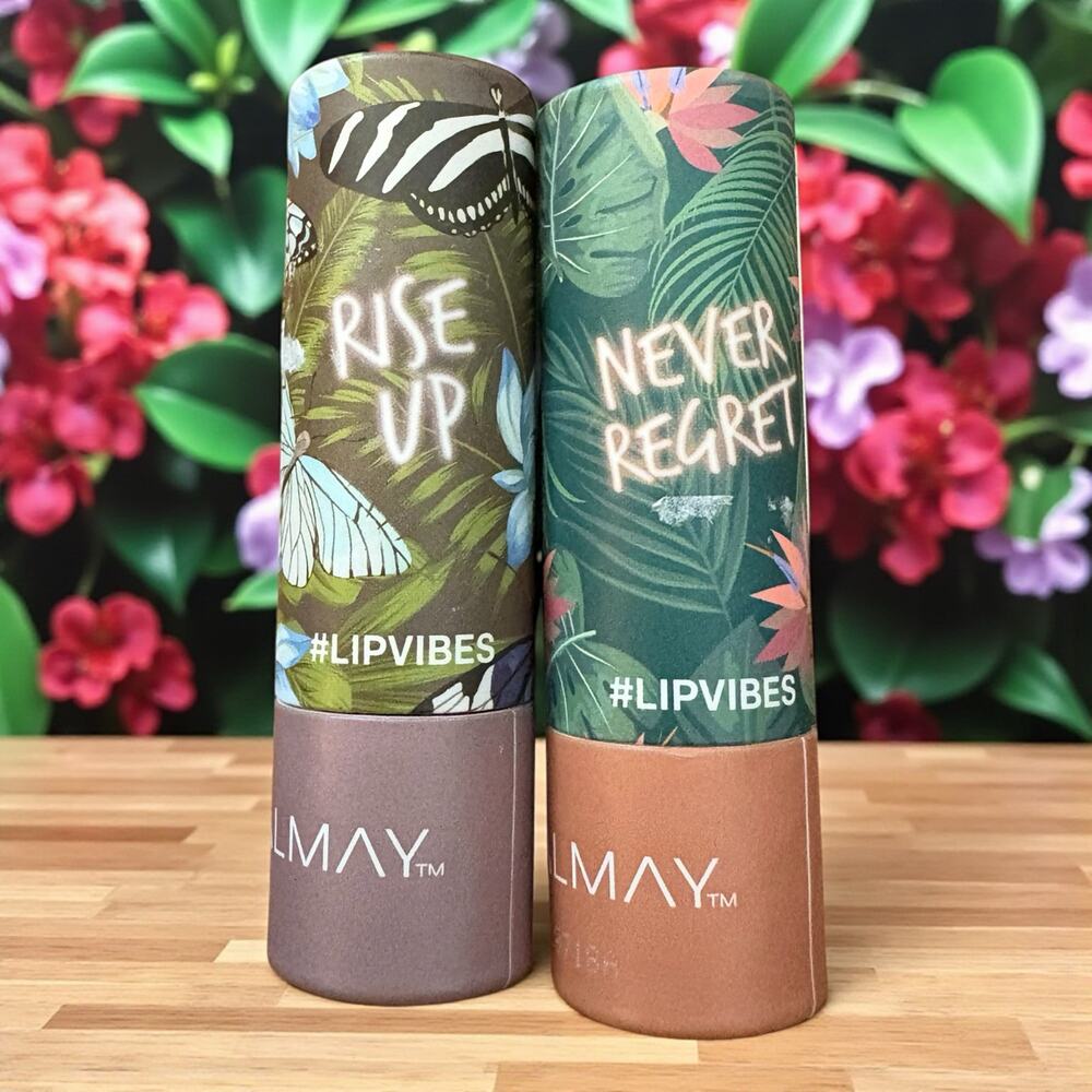 Pack of 2 Almay Lip Vibes Lipstick Rise Up 330 Never Regret 210